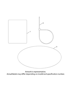 Kohler Kt740-3027 Labels Diagram and Parts List for Z-FORCEL60 (17ASDALD009-17BSDALD010)(2015) Cub Cadet Lawn Tractor